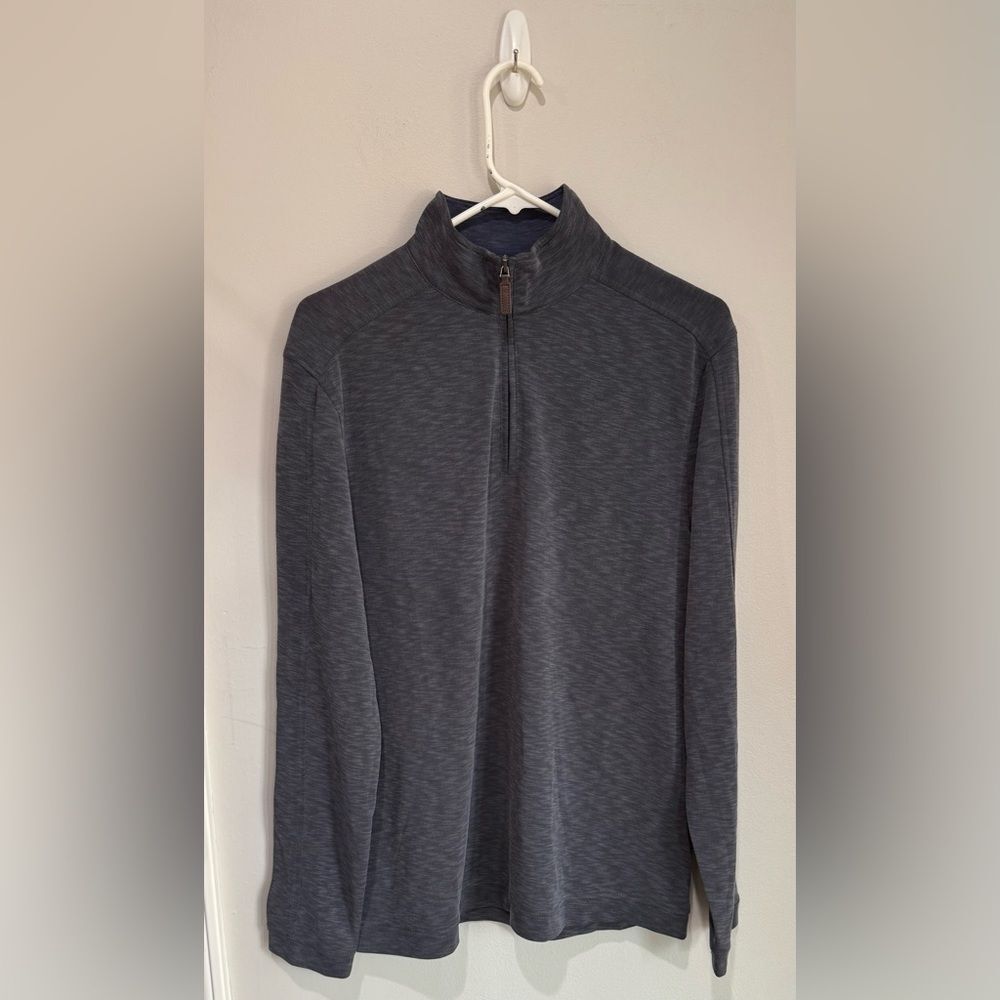 Age of Wisdom Men's Gray Quarter-Zip Sweater